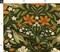 Jumbo Floral Green Leaves Orange Lily Flowers Birds Custom Printed Fabric by Spoonflower Various Fabrics by the Yard or Fat Quarter